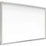 Tableau Blanc Magnétique Effaçable à Sec avec Cadre en Aluminium Premium EXPO 120x80cm