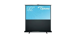 Optoma DP-9092MWL Écran de Projection Portable à Tirer vers Le Haut de 92" se replie dans Un Tube de Transport Facile