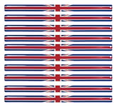 BIKE-label 300550VE Lot de 10 autocollants Union Jack 3D 150 x 10 mm pour voiture, moto