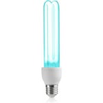 Lampe désinfectante uv E27 25 w Tube de quartz Stérilisation uvc 254 nm avec ozone Angle d'éclairage 360°