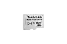 Transcend High Endurance - flash-minneskort - 16 GB - SDHC