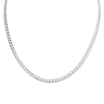 Silver Kedjehalsband Halsband Kedja Länk Silver 4,5mm silver