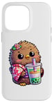 iPhone 14 Pro Max Kiwi Bird Drinking Bubble Tea Japanese Kimono Case