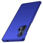 anccer Compatible for Moto Edge Plus Case, [Anti-Drop] Slim Thin Matte Hard Case, Full Protective Cover For Moto Edge Plus (Blue)