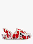 Melissa Kids' Free Cute Mickey Mouse Sandals, White/Multi