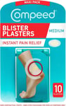 Compeed Medium Size Blister Plasters, Hydrocolloid M, 10 Count (Pack of 1)