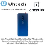 Vitre Arrière (Back Glass Phone) OnePlus 7 Pro - Bleu Nébuleuse (Nebula Blue)