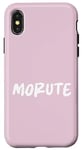 Coque pour iPhone X/XS Morute Aesthetic Poupée effrayante + mignon Horreur Goth Carquois