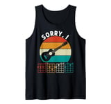 Sorry I-DGAF Hidden Message Ukulele Chords Music Note Tank Top