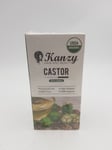 Kanzy Organic Castor Oil for Eyelashes and Eyebrow Growth 100Ml Cold Pressed Cas