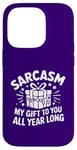 iPhone 14 Pro Sarcasm My Gift to You All Year Long Cute Wrapped Box Funny Case