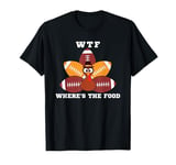 Funny Turkey WTF Where's The Food Thanksgiving Dinner T-Shirt