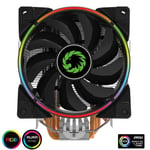 GameMax Gamma 500 Rainbow ARGB CPU Cooler Aura Sync - GMXCPUGAMMA500ARGB