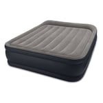 Matelas Gonflable Électrique 2 Places "Fibertech Luxe" Gris