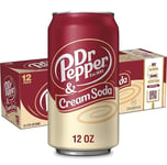 Dr Pepper Cream Soda Drink Cans 12oz (355ml) - Pack of 12