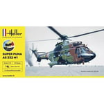 1/72 HELLER STARTER KIT SUPER PUMA AS 332 M0  MAQUETTE HELICOPTERE 56367