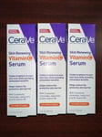 Cerave  skin renewing Vitamin C Serum - 30ml - 3  PACKS LOT