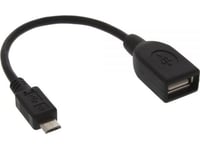 Intos Micro Usb Usb Cable - Usb-A 0.15M Otg (31606)