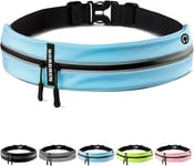 Ceinture Running Homme Et Femme | Sac Banane ¿Étanche De Course A Pied, Sport, Jogging, Footing, Courir | Ceinture Course A Pied | Sac Course A Pied Pour Tous Les Telephones (Bleu)