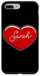 iPhone 7 Plus/8 Plus Hand Drawn Heart Sarah - First Name Hearts I Love Sarah Case