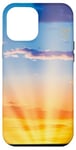 iPhone 12 Pro Max Blue and Orange Sky Sunrise Design Case