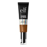 e.l.f. Camo CC Cream, Fond de teint correcteur de couleur à couverture moyenne à complète avec SPF 30, profondeur 530 W, 30 g