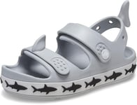 Crocs Unisex Kids Crocband Cruiser Shark Sandalt, Light Grey, 6 UK Child