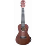 EKO Guitars DUO Series 6201018 Ukulélé ténor électrique acoustique 4 cordes Acajou