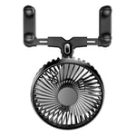 Ventilateur de poussette, ventilateur de refroidissement automatique 5W avec conception universelle, ventilateur à piles pour rétroviseur, Mini ventilateur de bureau portable