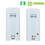 2pcs For Nintendo Wii Remote Controller Batteries 2800mAh Rechargeable Battery