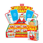 G4GADGET Christmas Snap Card Game – Festive Holiday Game for Families and Friends, Perfect for Parties, Cozy Gatherings, and Travel, Fun and Educational with Vibrant Festive Designs