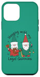 Coque pour iPhone 12 mini Se détendre avec mes nains juridiques - Xmas Gnome