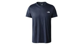 T shirt the north face reaxion amp crew homme bleu