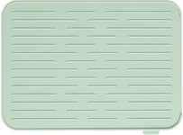 Brabantia - Tapis de Séchage en Silicone Sinkside - Accessoire de Cuisine - Pliable - Facile à Nettoyer - Tapis d'Évier pour le Séchage de la Vaisselle - Jade Green - 33 x 44 x 1 cm