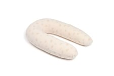 DOOMOO Coussin de Grossesse & Allaitement Twisty, Petals Latte