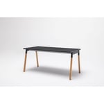 Bureau droit scandinave Jester Noir 160x70 OGI W