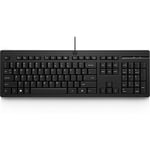 HP Keyboard 125 Wired (QWERTY) English Black