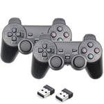 Manette Sans Fil 2.4g Pour Ps3 / Tv Box / Android Phone Gamepad Controle Pc Joystick Pour Super Console X Pro Console De Jeu Vidéo, 2 Pcs- Chine