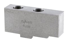 Röhm Gmbh - Mors rapporté non trempé, non étagé, 3 éléments, pour mandrin à crémaillère à trois mors duro-t, Taille : 200 mm