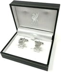 LIVERPOOL FC SILVER PLATED LIVERBIRD - MENS SHIRT EXECUTIVE SHIRT CUFFLINKS LFC