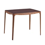 Naver Collection - AK 1310 Ro Desk Dark Brown - Kirjoituspöydät - Hans Sandgren Jakobsen - Ruskea - Nahka/Puu