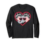 Elephants Are My Valentine Cute Elephant Valentines Day Long Sleeve T-Shirt