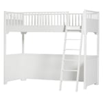 Seaside Loft Bed 90x200cm, White