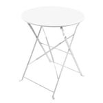 Sanremo - Table D'extérieur Pliante Design Rétro, Couleur Blanc