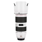 Autocollant d'objectif pour IL EF 70-200 F2.8 II,peau de décalcomanie 70200 f2.8,couverture ronde pour IL EF 70-200mm f/2.8L IS II USM - Type Matte White