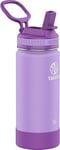 Takeya Kids' Actives Straw Insulated Bottle 475ml Lilac, 475ml