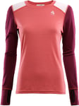 Aclima Lightwool Reinforced Crewneck W's baked apple/zinfandel/nature XS