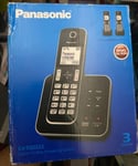 Panasonic KX-TGD323 Cordless Home Phone Answering Machine Triple Handsets New