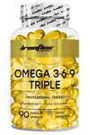 IronFlex Omega 3-6-9 Trippel - 90 kapsler