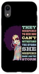 iPhone XR I Am The Storm Afro American Pride Black History Month Case